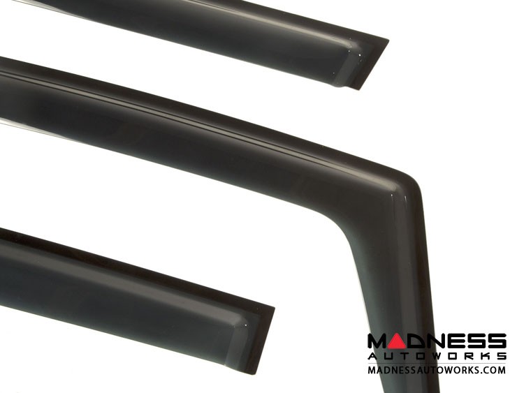 Jeep Renegade Window Air Deflectors Kit by Rugged Ridge 4 Piece